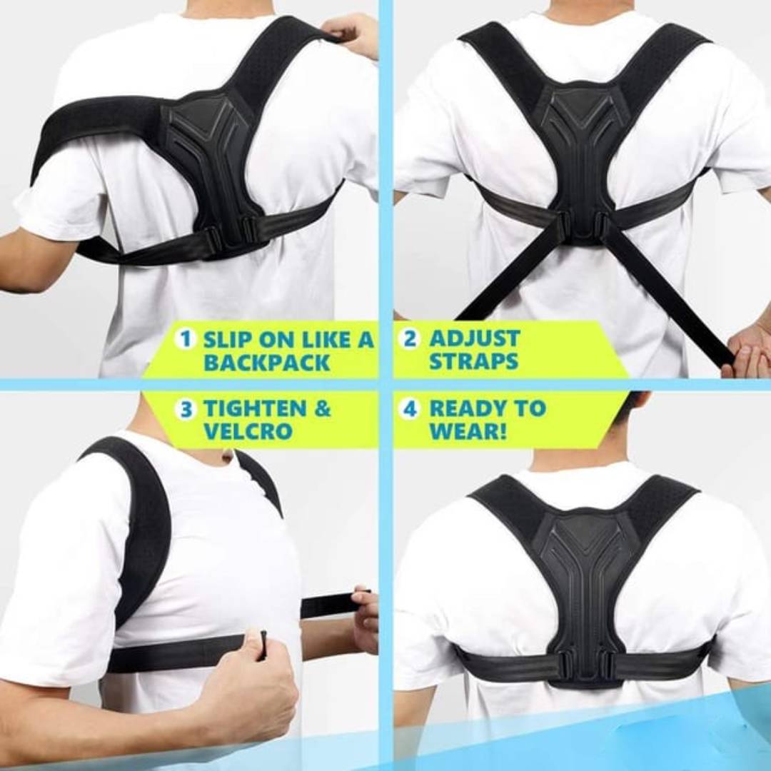 Posture Corrector Belt Upper Pain Relief Upright Posture Corrector Adjustable Waist Back Shoulder Stretching