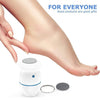 Portable Electric Cell Operated Foot Grinder Pedicure Automatic Callus Remover With Extra Head