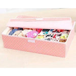 Undergarments Organizer Box With Lid Large Size 16 Small Pockets 1 Big