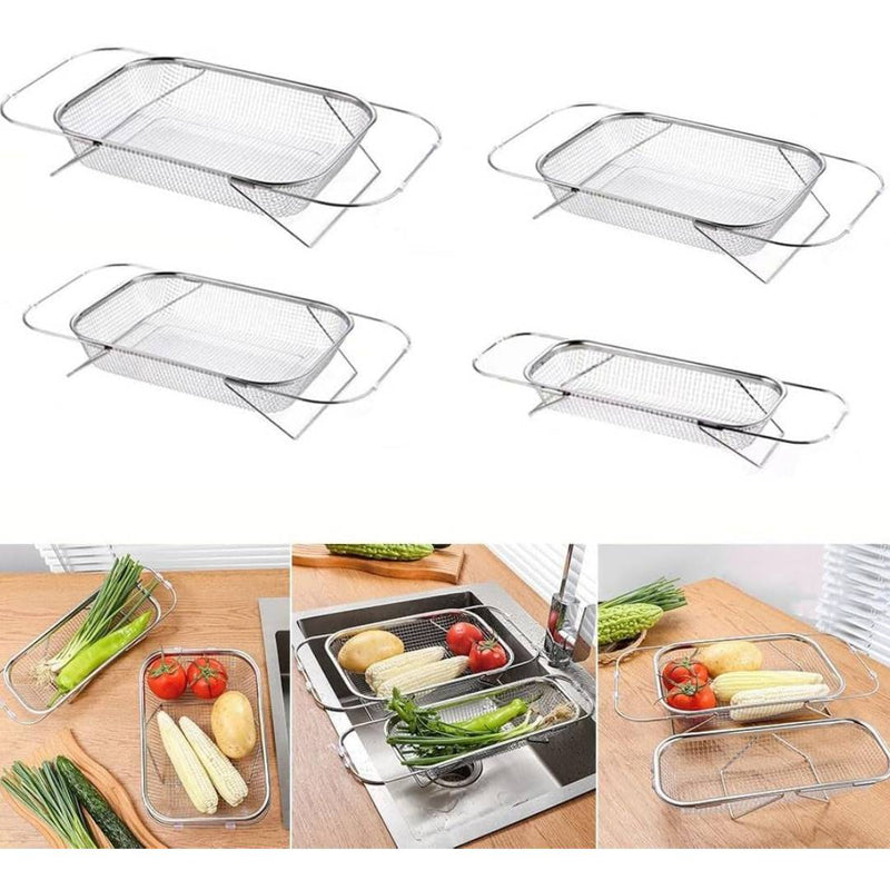 Stainless Steel Vegetable Drain Sink Basket