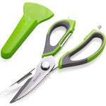 Multipurpose Stainless Steel  Heavy Duty Scissor Spark Innovators Mighty Shears One Size Green & Grey