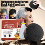 Sadoer Darkening Shampoo Soap Black Color