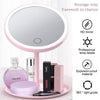 Makeup Mirror With White LED Light Vanity Mirror Touch Screen 3 Modes Mirror