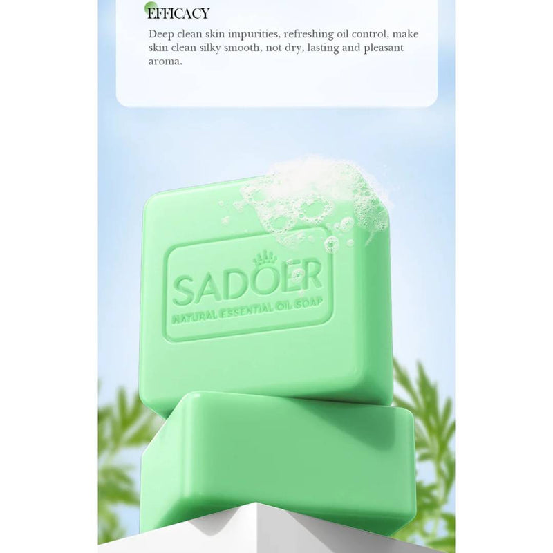 Sadoer Essential Oil Soap Organic Mugwort Conserve Fragrant Soap