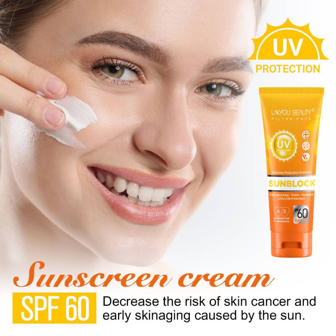 Lakyou Beauty UV Protection Extreme Protection Formula Sunblock SPF60 Very High