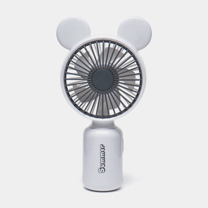 Cute Mini Portable USB Rechargeable Hand Fan Random Design