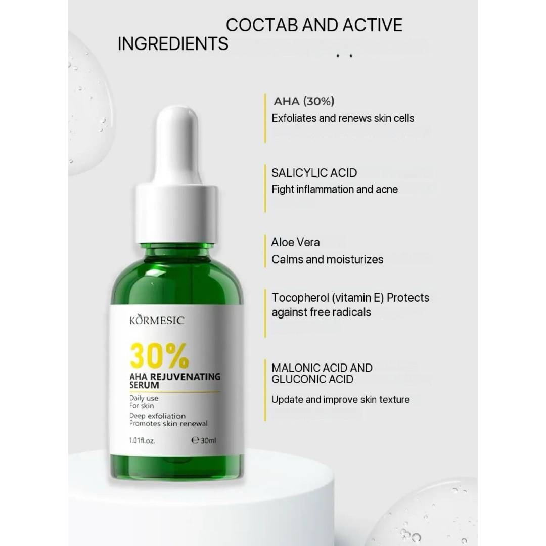 KORMESIC 30% AHA Rejuvenating Serum