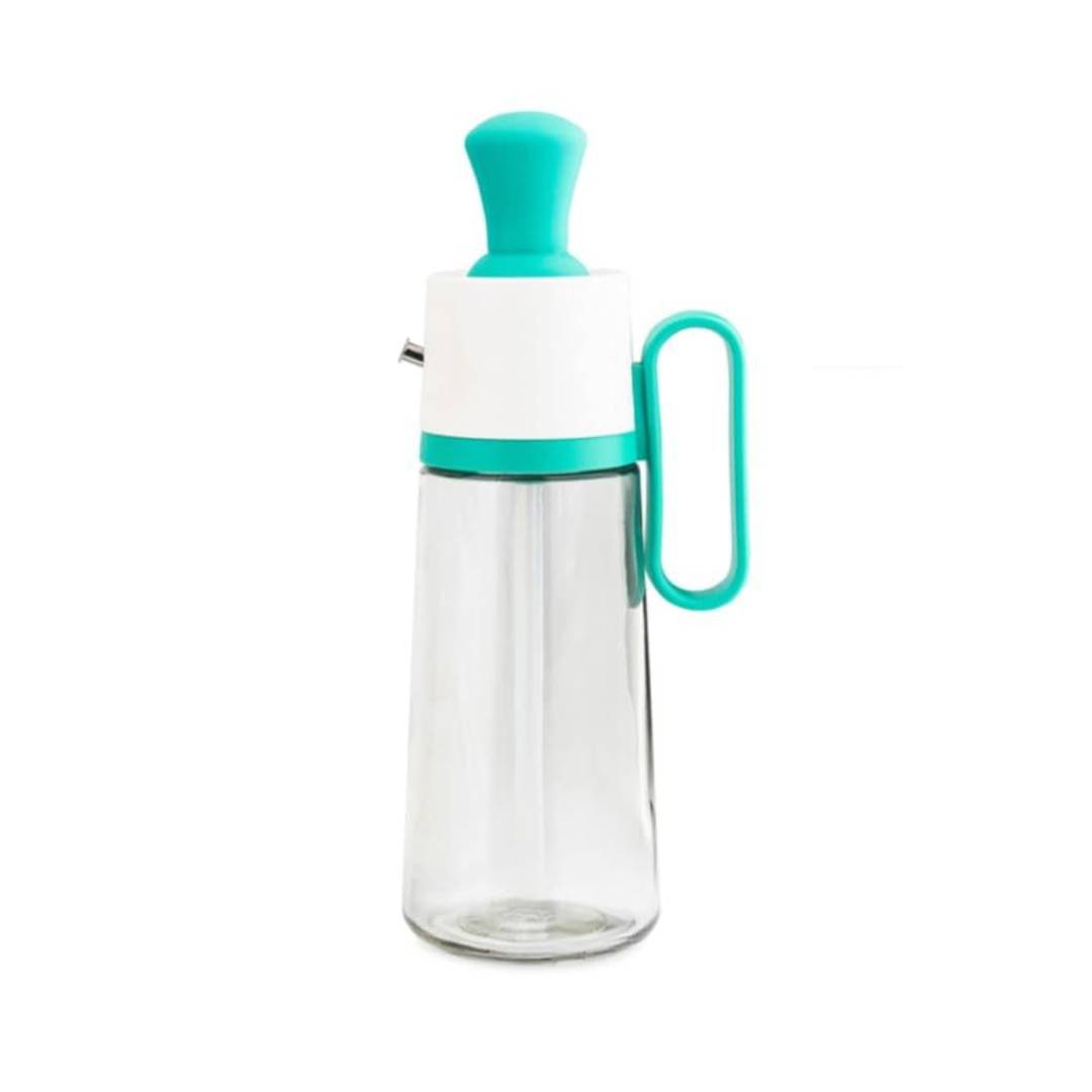 Multipurpose 3in1 Glass Oil Dispenser Liquid Seasoning Bottle With Silicone Brush 550ml