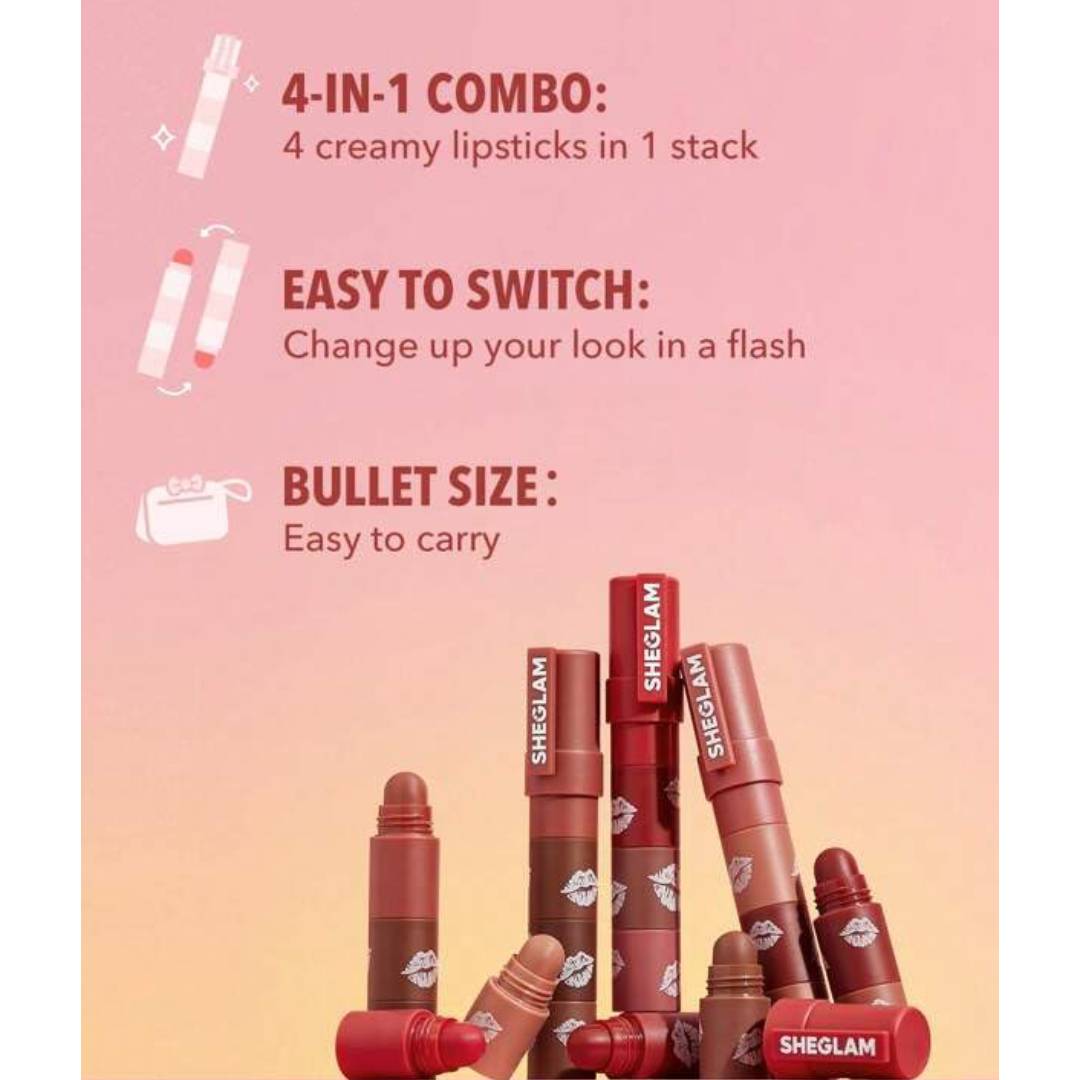 She Glam 4in1 Lipstick
