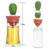 Glass Oil Storage Bottle With Silicone Oil Pump Refueling Brush