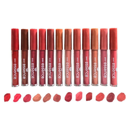 Shiny Essence Lip Gloss New Color Waterproof Pack Of 12