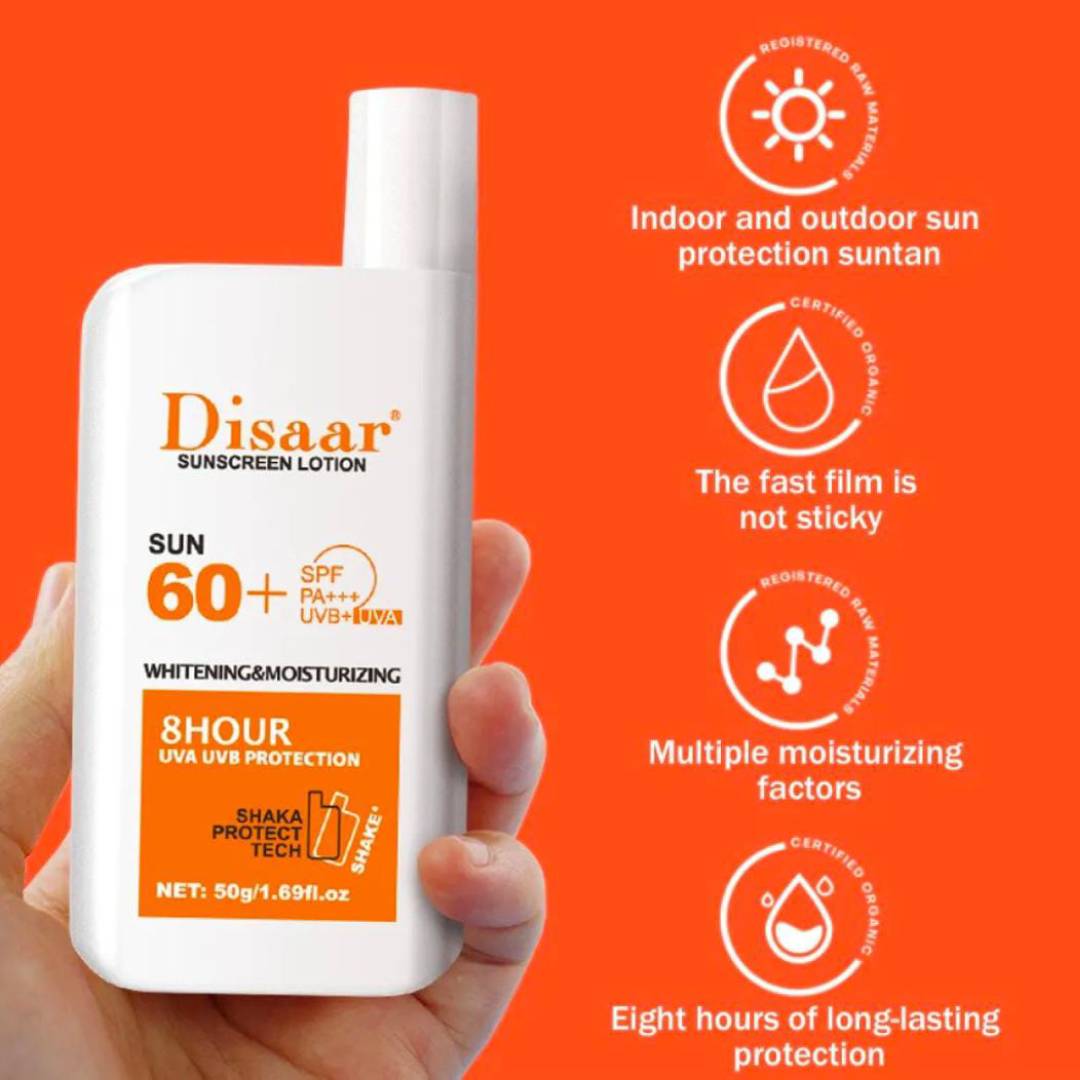 Disaar SPF60 Whitening Moisturizing Sunblock 50g