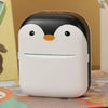 Mini C9 Cute Penguin Small Portable Rechargeable Printer With Roll Of Thermal Paper