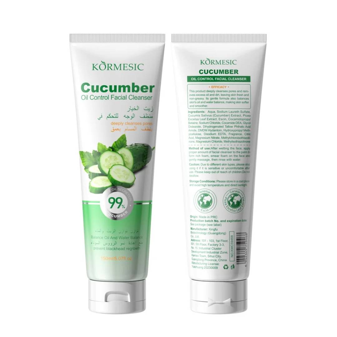 KORMESIC Whitening Face Wash Lightening Makeup Remover Cleansing Facial Wash