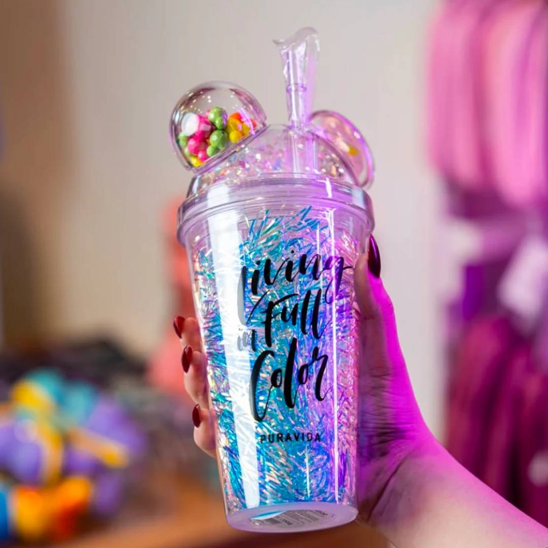 Living In Full Color Cute Creative Drinking Water Sipper Cup