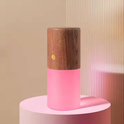 Wooden Gravity Base RGB Color Changing Atmosphere Night Light Lamp for Bedroom Living Room