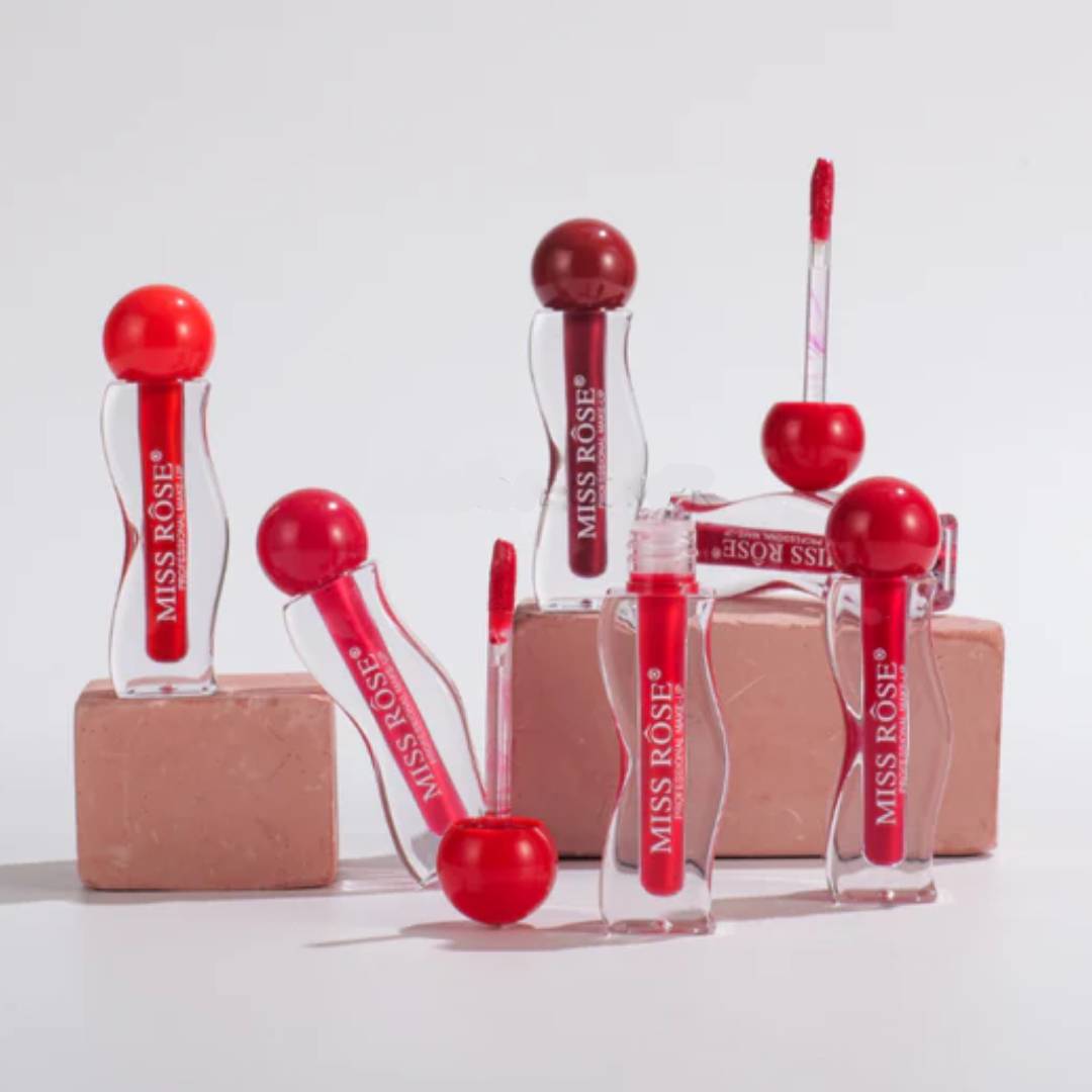 Miss Rose Seaweed Matte Lip Gloss 12Pcs Set
