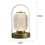 Nordic LED Crystal Table Lamp Decorative Small Desk Lamp Home Decor Desk Lamp