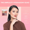 The Simplicity Eyeshadow Quad Z Palette 3ps Set