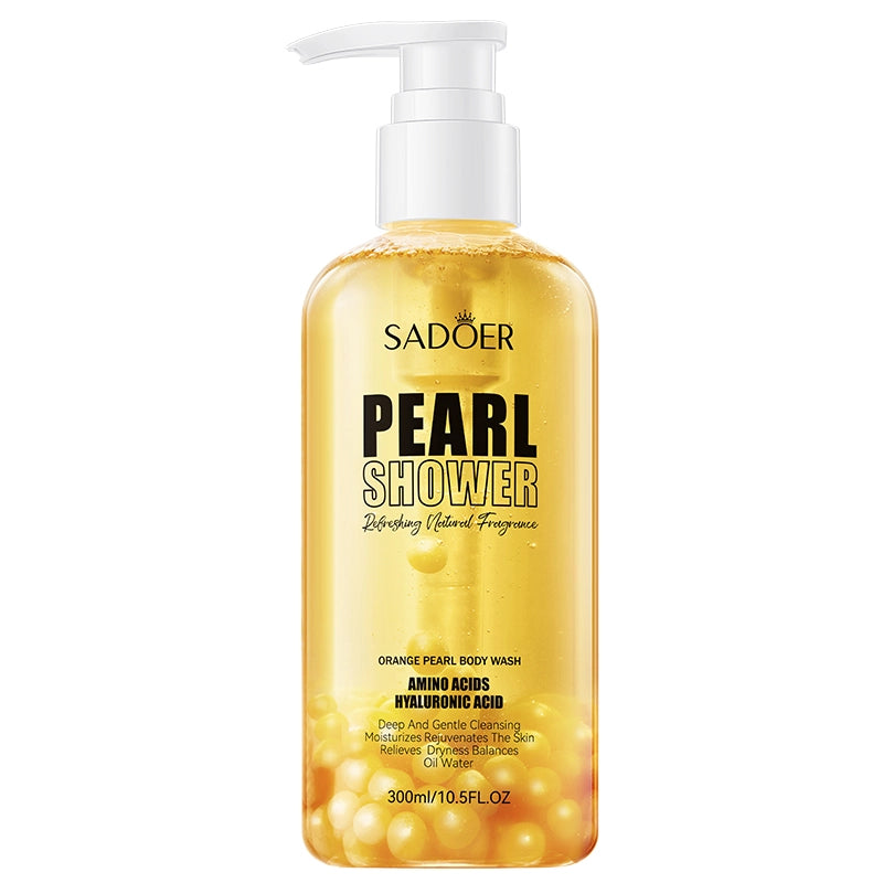 SADOER Fruit Extract Orange Pearl Shower Moisturizing And Cleansing Body Wash