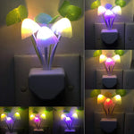 Romantic Colorful Sensor LED Mushroom Night Light