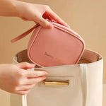 Portable Mini Bags PU Compact Cosmetic Organizer Lightweight Makeup Bag Sanitary Napkin Storage Bag