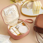 Portable Mini Bags PU Compact Cosmetic Organizer Lightweight Makeup Bag Sanitary Napkin Storage Bag