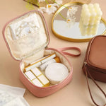 Portable Mini Bags PU Compact Cosmetic Organizer Lightweight Makeup Bag Sanitary Napkin Storage Bag