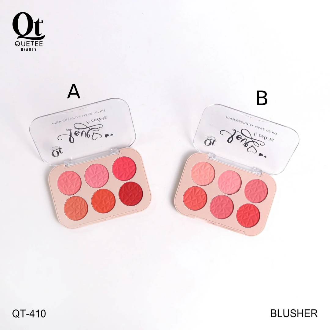 Quetee Beauty 6in1 Blusher Palette