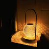 Retro Creative Metal Table Lamp Portable Desk Lamp Home decoration Crystal Ball Table Lamp