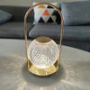 Retro Creative Metal Table Lamp Portable Desk Lamp Home decoration Crystal Ball Table Lamp