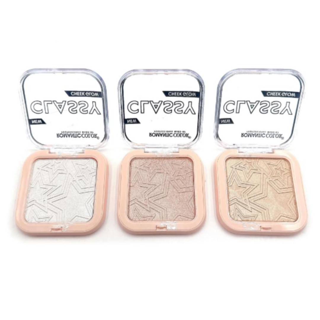 Romantic Color New Classic Cheek Glow Highlighter 3Pcs Set