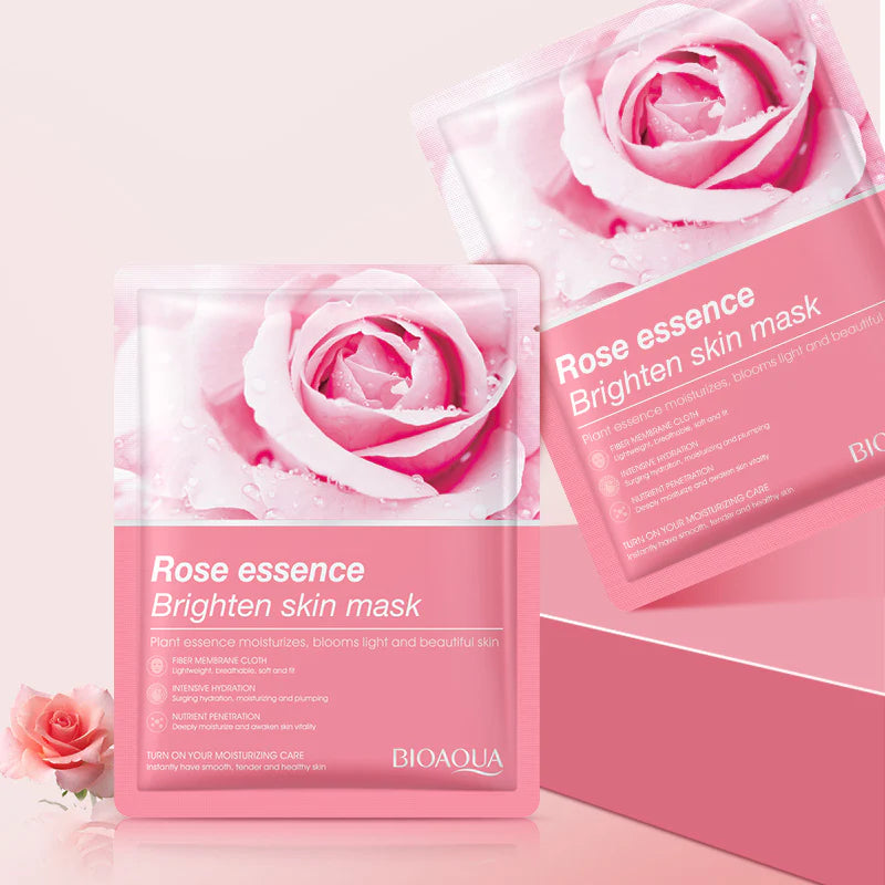 BIOAQUA Rose Essence Brighten Skin Face Sheet Mask