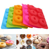 Silicone Reusable Simple Donut Baking DIY Mold Chocolate Biscuit Cake Mold