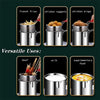 Stainless Steel Deep Frying Pot With Strainer