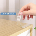 Self Adhesive Silicone Strip Invisible Silicone Bumper Pack of 10pcs