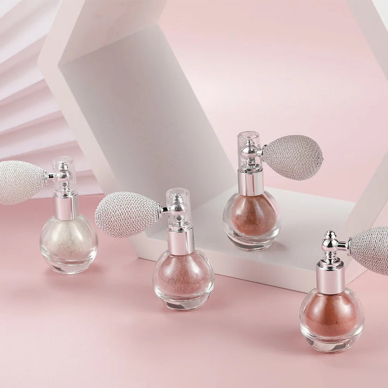 AnyLady Diamond Highlighter Powder Spray Waterproof High Gloss Glitter Body Bronzer Highlight Powder Face Contour Illuminator Makeup