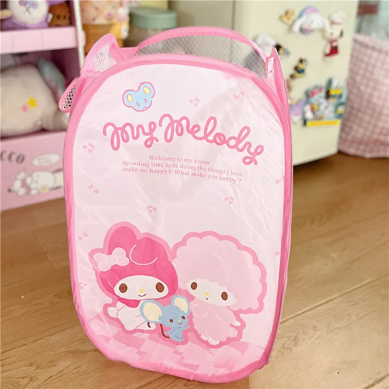 Anime Cartoon Kid Foldable Laundry Basket Laundry Bag Storage Bag