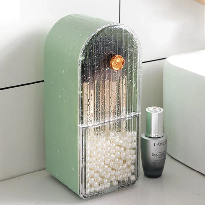Parada Lipstick Holder Stackable Desk Cosmetics Storage Box Makeup Brush Holder Jewelry Storage Box Dustproof Waterproof Plastic