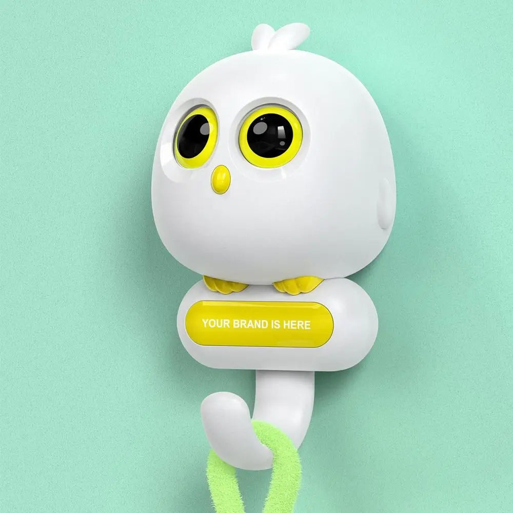 Creative Cute Bird Wall Hooks Waterproof, Automatic Open Close Eyes Creative Key Holder