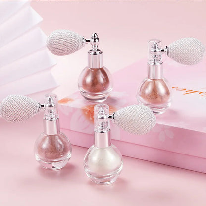 AnyLady Diamond Highlighter Powder Spray Waterproof High Gloss Glitter Body Bronzer Highlight Powder Face Contour Illuminator Makeup