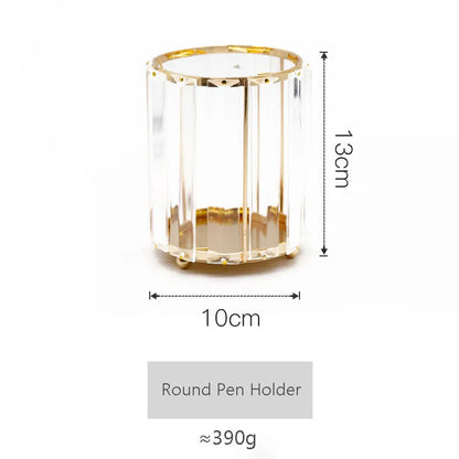 Crystal Glass For Makeup Brushes Pencil Jar