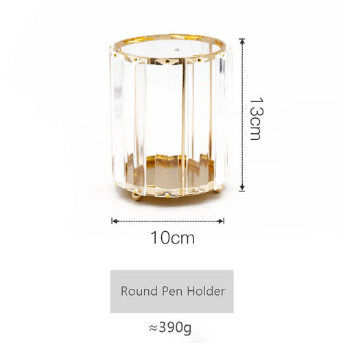 Crystal Glass For Makeup Brushes Pencil Jar