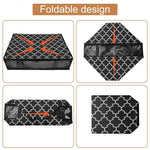 Foldable Under Bed Storage Bags Large Capacity Breathable Underbred Storage Bins Thick Clothes Storage Boxes Zippered Organizer