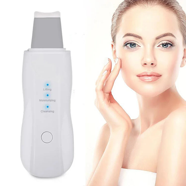 Home Face Pore Cleaning Massage Spatula Machine Exfoliating & Suctioning Blackheads & Acne