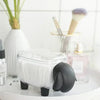 Multifunctional Creative Dustproof Acrylic Cute Sheep Cotton Bud Holder Storage Box