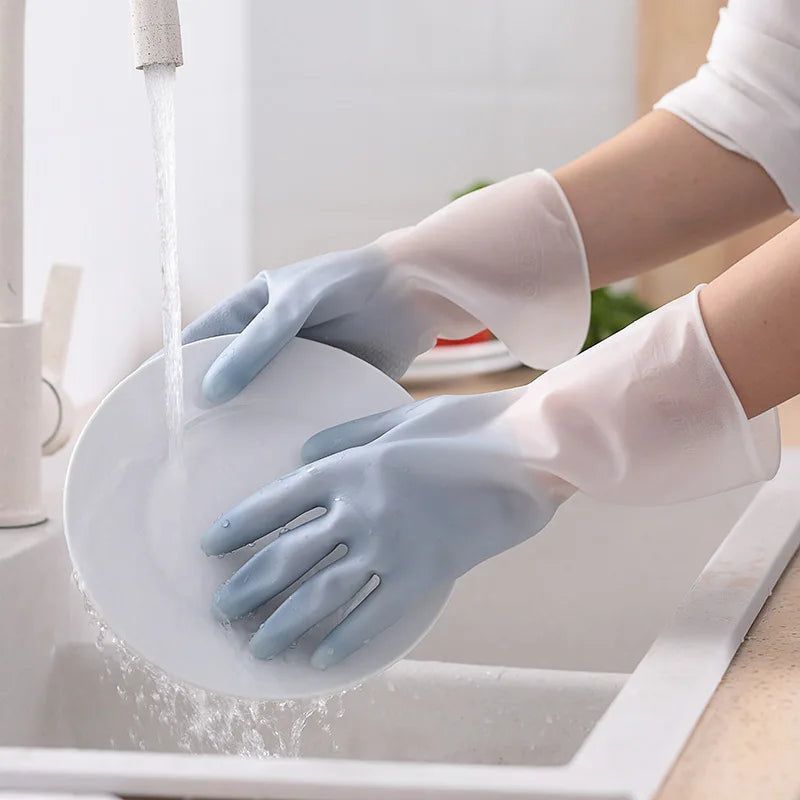 Silicon Cleaning Gloves Reusable Non-Slip