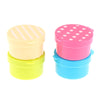 Mini Refillable Sauce Mayo Containers Seasoning Sauce Box Plastic 4Pcs Set