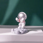 Astronaut Plastic Spacesuit Figurine Mobile Phone Holder Desktop Decoration Mobile Stand Abs Lazy Bracket