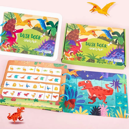 Early Childhood Quiet Book – Montessori-Inspired Learning Toy for Toddlers Kids Learning Book